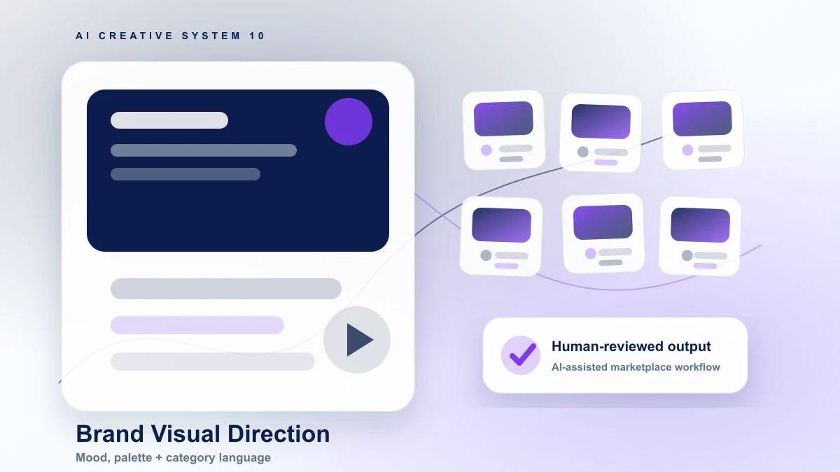 AI brand visual direction moodboard