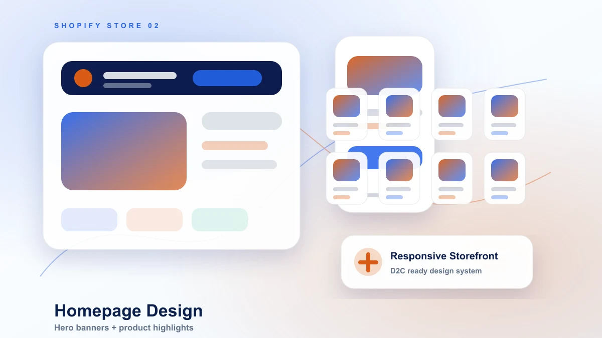 Premium Shopify homepage design
